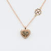 Collana Cuore Liberty Brown - Gioielleria Casavola Noci - Diamante Brown - idea regalo anniversario donna importante