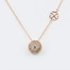 Collana Invisible tonda diamanti white - Gioielleria Casavola Noci - idea regalo testimoni nozze - donna matrimonio sposa
