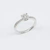 Anello Invisible pavé white caratura grande - Idea regalo donna - Gioielleria Casavola Noci