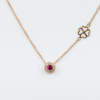 Collana Invisible Petite Rubis Rose - Idea regalo fidanzata oro rosa - Gioielleria Casavola Noci