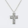 Collana croce diamanti Angelus White Petite - Gioielleria Casavola Noci - idea regalo prima comunione - main