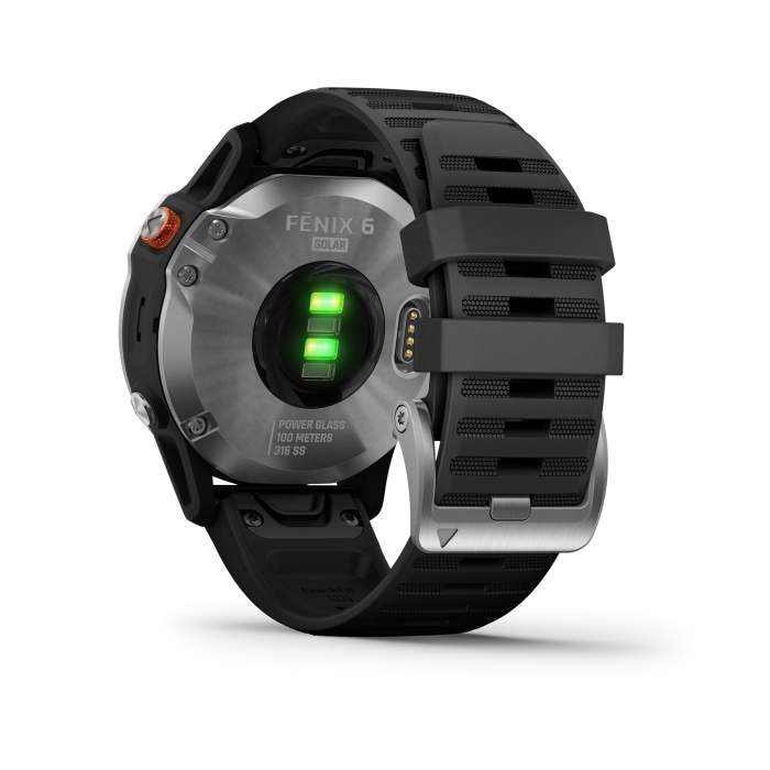 Garmin Fenix 6 Solar Smartwatch Lettore Cardio Saturimetro - Gioielleria Casavola Noci - back