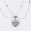 Collana cuore diamanti Invisibile Prestige - Gioielleria Casvola di Noci - idee regalo matrimonio importante