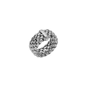Fope anello Flex it Essentials oro bianco AN05 - Gioielleria Casavola Noci - idee regalo donne - gioiello flessibile