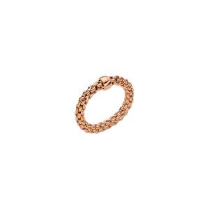 Fope anello Flex it Essentials oro rosa AN04 - Gioielleria Casavola Noci - idee regalo donne - gioiello flessibile