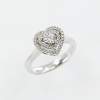Anello cuore pavè diamanti white Prestige - Gioielleria Casavola Noci - idee regalo proposta di matrimonio - oro bianco