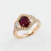 Anello mezzaluna rubino rosé Prestige - Gioielleria Casavola Noci - wishlist - idee regalo donne - high end jewelry ring
