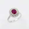 Anello double halo rubino Prestige - Gioielleria Casavola Noci - idee proposta di matrimonio