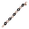 Bracciale anelli onice Bronzallure WSBZ01382BO - Gioielleria Casavola di Noci - idee regalo maestre fine anno - gioiello