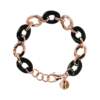 Bracciale anelli onice Bronzallure WSBZ01382BO - Gioielleria Casavola di Noci - idee regalo maestre fine anno - main