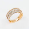 Anello fascione diamanti Princess Prestige rosè - Gioielleria Casavola di Noci - idee regalo anniversario matrimonio