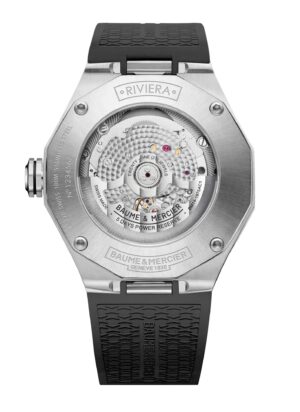 Baume et Mercier Riviera M0A10681 - Gioielleria Casavola di Noci - orologio automatico fasi lunari svizzero - idea regalo compleanno uomo 50 anni - back