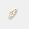 Anello cuore diamanti Enjoy Thin Yellow - Gioielleria Casavola di Noci - idee regalo compleanno fidanzata