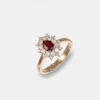 Anello rubino Star Anise Nature Rosè - Gioielleria Casavola di Noci - idee regalo ragazza 30 anni - rose gold