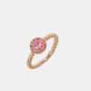 Anello tondo zaffiri rosa Enjoy Rosé - Gioielleria Casavola di Noci - idee regalo unisex originali