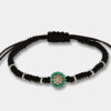 Bracciale tessuto oro bianco smeraldi diamanti brown Invisible - Gioielleria Casavola di Noci - idee regalo compleanno ragazzo 20 anni