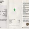 Orecchini pendenti smeraldi goccia Prestige White - Gioielleria Casavola di Noci - certificato IGI Anversa della gemma da 0.77 ct