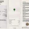 Orecchini pendenti smeraldi goccia Prestige White - Gioielleria Casavola di Noci - certificato IGI Anversa della gemma da 0.91 ct