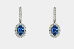 Orecchini A Cerchio Piccoli Donna Con Zirconia - Argento 925 Placcato Oro 14k, Ipoallergenici