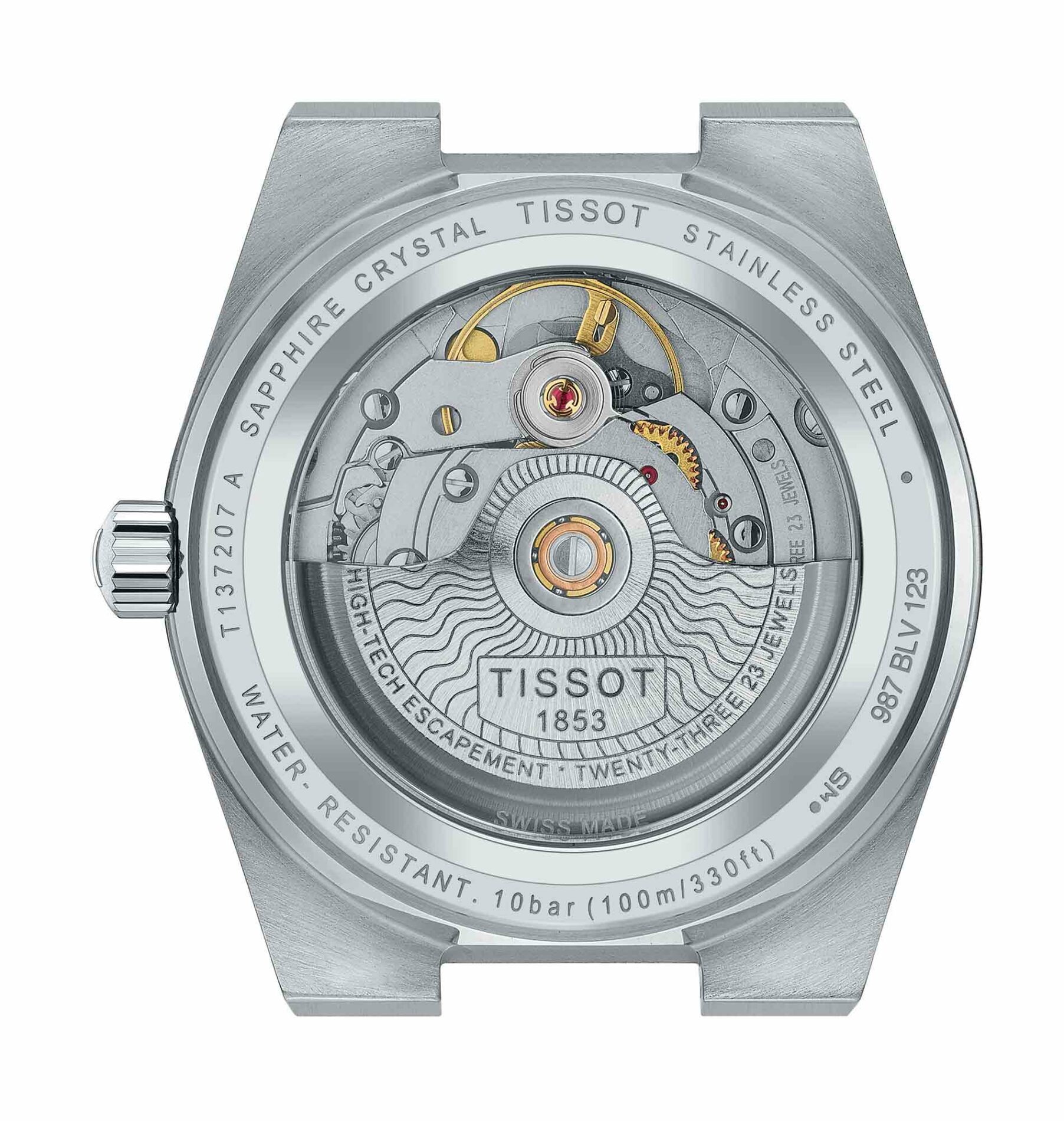 Tissot PRX Powermatic 80 T137.207.11.351.00 - Gioielleria Casavola di Noci - orologio automatico svizzero con spirale in Nivachron