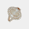 Anello ovale con diamante marquise Prestige Rosé - Gioielleria Casavola di Noci - high end italian jewelry - made in italy