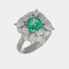 Anello con smeraldo e diamanti marquise Prestige - Gioielleria Casavola di Noci - idee regalo compleanno 60 anni nonna