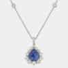 Collana zaffiro goccia pavé Nature - Gioielleria Casavola di Noci - idee per regalo donna incinta