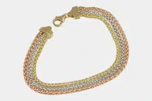 Bracciale tre ori 15.30 gr - Gioielleria Casavola di Noci - idee regalo per occasioni importanti - unisex