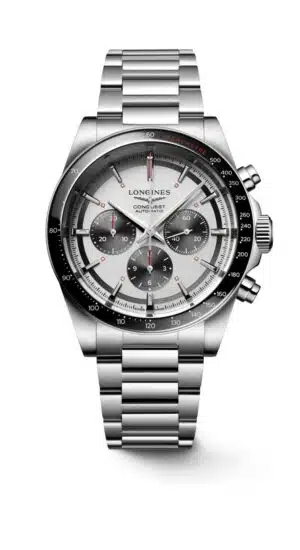 Longines Conquest L3.835.4.72.6 - Gioielleria Casavola di Noci - cronografo automatico svizzero con cassa 42 mm e quadrante panda