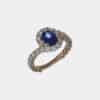 Anello zaffiro Sri Lanka 1.34 ct certificato Prestige Rosè - Gioielleria Casavola di Noci - idee regalo per compleanno 60 anni mamma