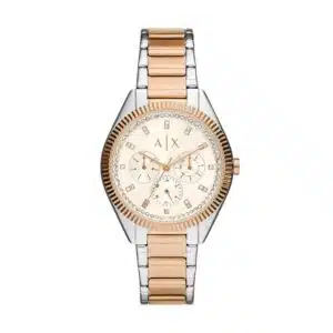 Armani AX Orologi AX5662 - Gioielleria Casavola di Noci - quarzo multifunzione da donna - quadrante color crema con cristalli