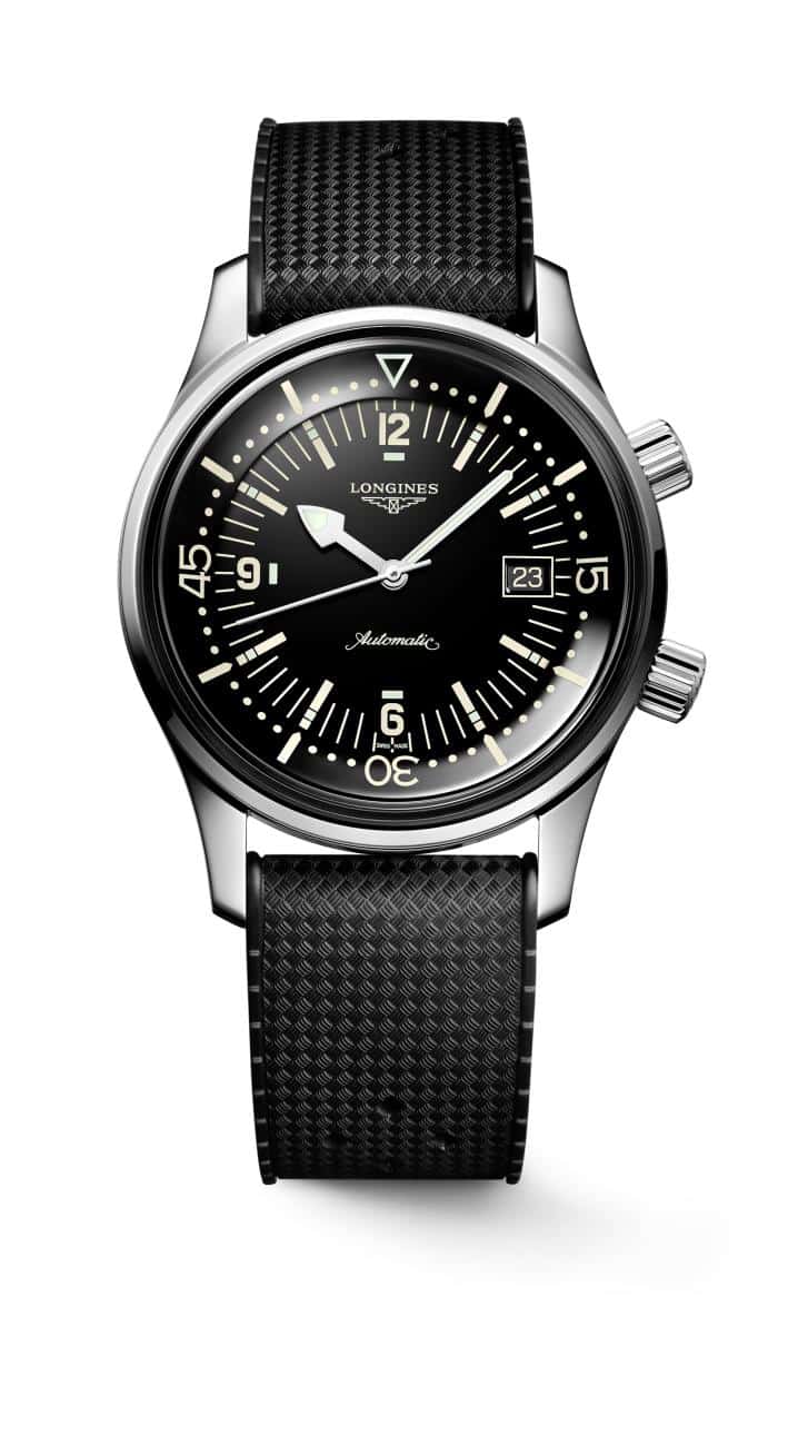 Longines legend clearance diver caucciu