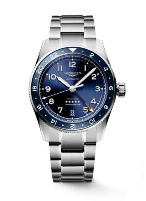 Longines Spirit Zulu Time L3.802.4.93.6 - Gioielleria Casavola di Noci - orologio automatico svizzero GMT certificato COSC - quadrante e ghiera blu