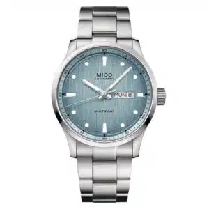 Mido Multifort M Freeze M038.430.11.041.00 - Gioielleria Casavola di Noci - orologio automatico svizzero da uomo con quadrante blu ghiaccio