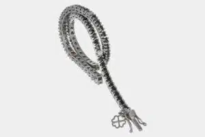 Bracciale tennis diamanti neri White 2.62 ct - Gioielleria Casavola di Noci - idee regalo per occasione importante - unisex