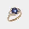 Anello zaffiro con diamanti mezzaluna Rosé Prestige - Gioielleria Casavola di Noci - idee regalo per compleanno 50 anni moglie
