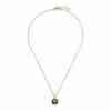 Gucci Interlocking YBB789340001 - Gioielleria Casavola di Noci - collana unisex in oro giallo 18 carati con onice nero e diamante - immagine frontale
