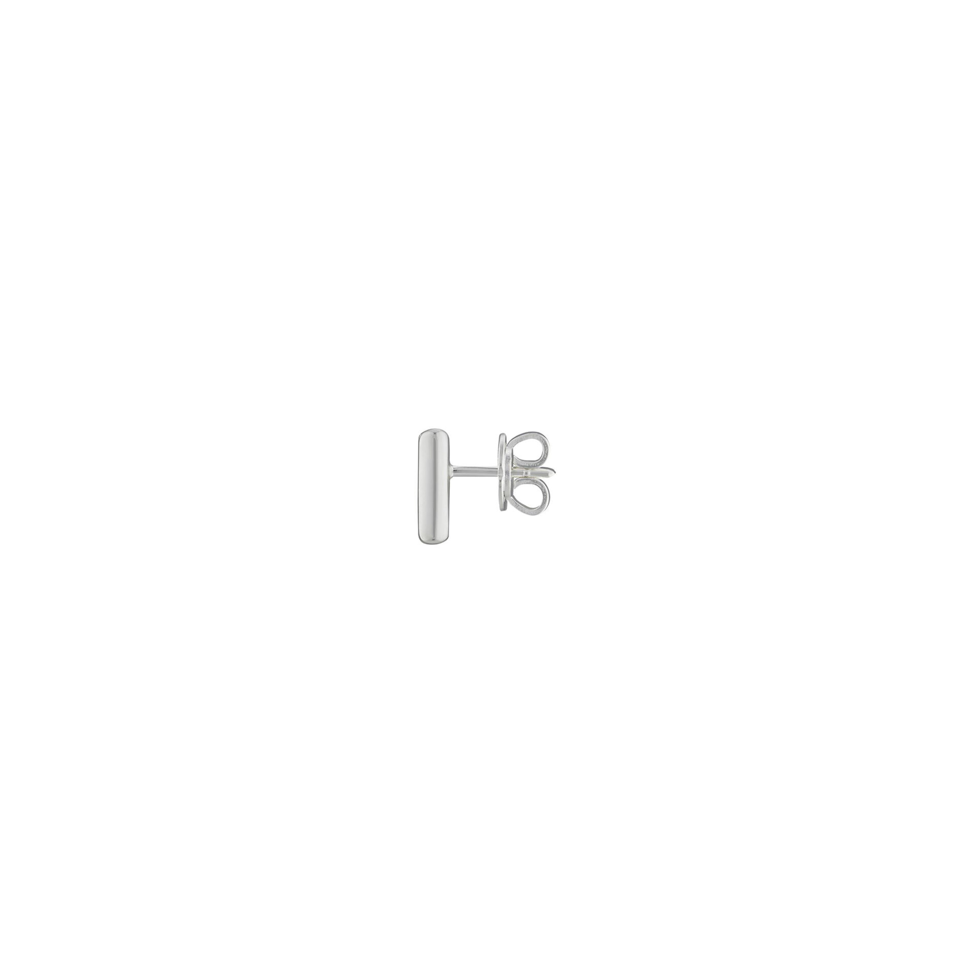 Gucci Tag YBD774033001 - Gioielleria Casavola di Noci - orecchini quadrati in argento 925 con incrocio GG inciso - immagine laterale