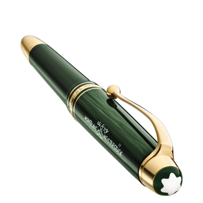 Montblanc Meisterstuck The Origin roller 131343 - Gioielleria Casavola di Noci - penna da collezione in edizione speciale centenario - punta del cappuccio color verde