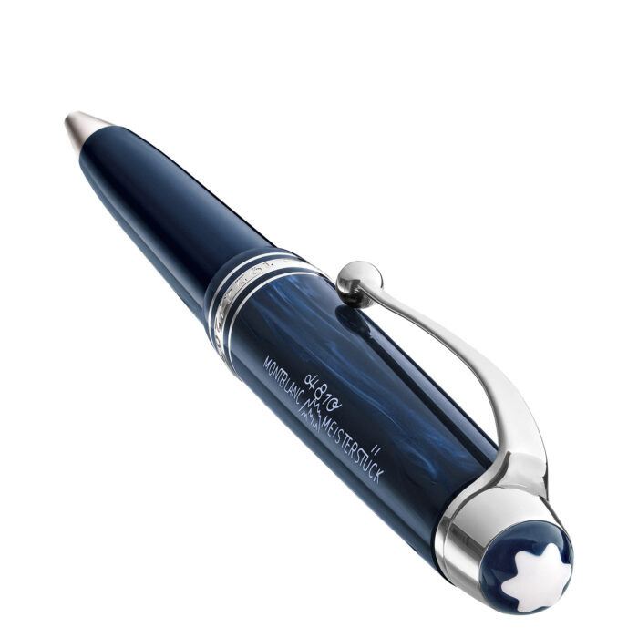 Montblanc Meisterstuck The Origin sfera midsize 131340 - Gioielleria Casavola di Noci - penna da collezione in edizione speciale centenario - punta del cappuccio esclusiva color blu