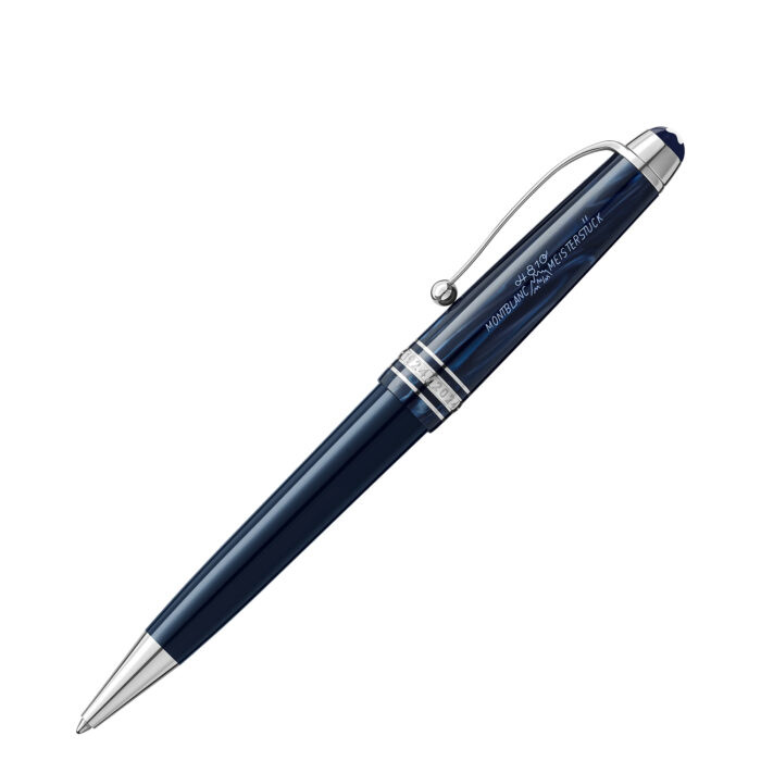 Montblanc Meisterstuck The Origin sfera midsize 131340 - Gioielleria Casavola di Noci - penna da collezione in edizione speciale centenario - realizzata in pregiata resina color blu