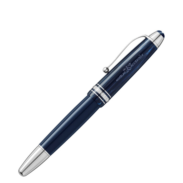 Montblanc Meisterstuck The Origin stilografica LeGrand F 131337 - Gioielleria Casavola di Noci - penna da collezione in edizione speciale centenario - realizzata in pregiata resina color blu