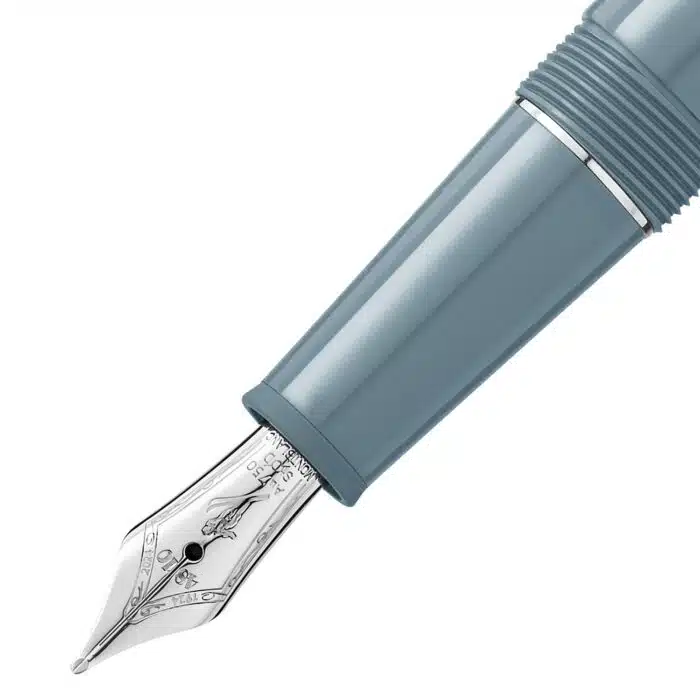 Montblanc Meisterstuck x Olympic Doué stilografica F 131366 - Gioielleria Casavola di Noci - penna da collezione in edizione speciale - pennino lavorato a mano in oro bianco