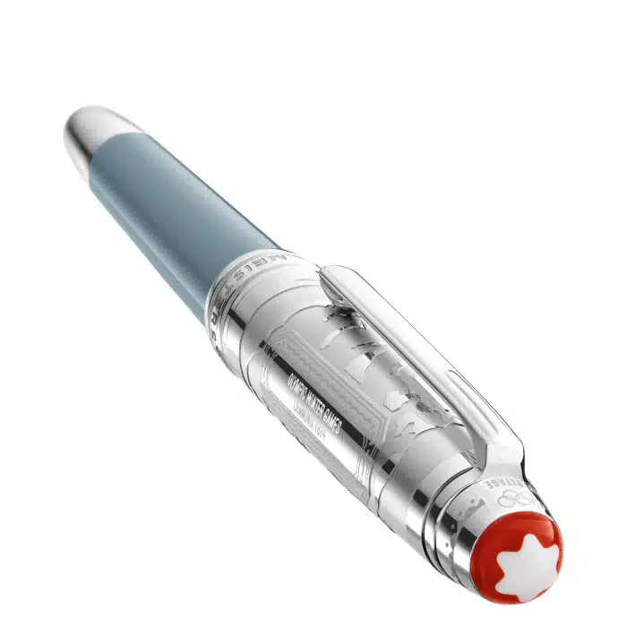 Montblanc Meisterstuck x Olympic Doué stilografica M 131367 - Gioielleria Casavola di Noci - penna in edizione speciale da collezione - immagine del cappuccio