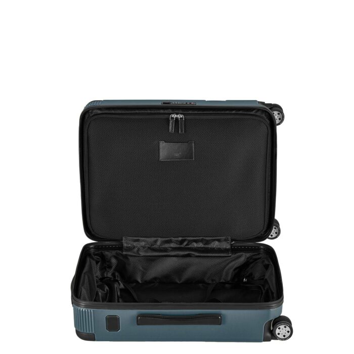 Montblanc bagaglio a mano MY4810 198897 - Gioielleria Casavola di Noci - valigeria di lusso - idee regalo per chi viaggia sempre - immagine trolley aperto