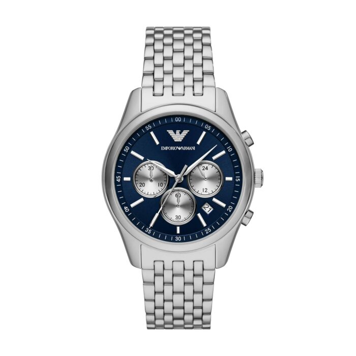 Emporio Armani Orologi AR11582 - Gioielleria Casavola di Noci - idee regalo compleanno ragazzo 18 anni - quadrante blu con contatori grigi