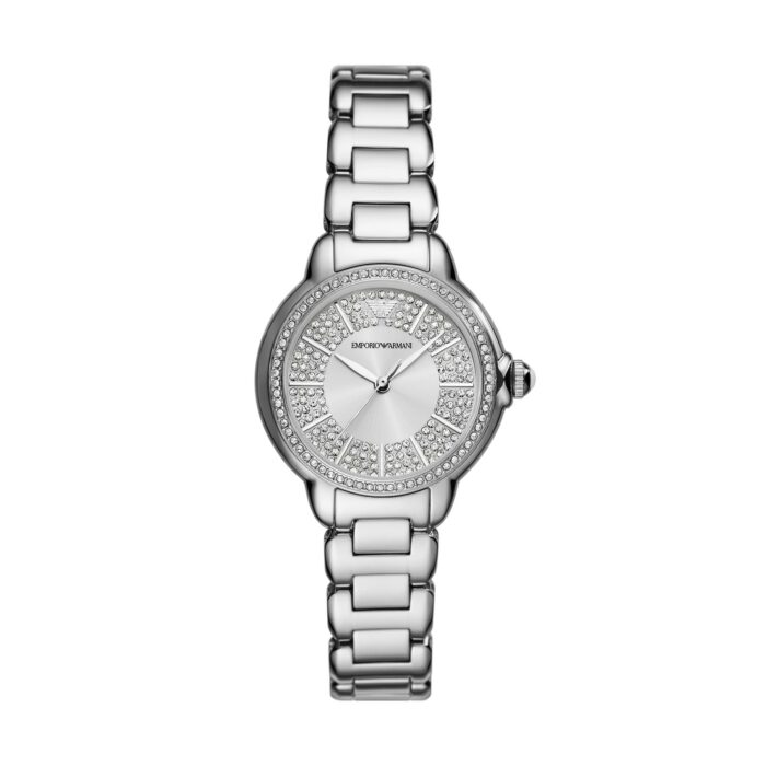 Emporio Armani Orologi AR11632 - Gioielleria Casavola di Noci - idee regalo compleanno 20 anni ragazza - cristalli come decorazioni