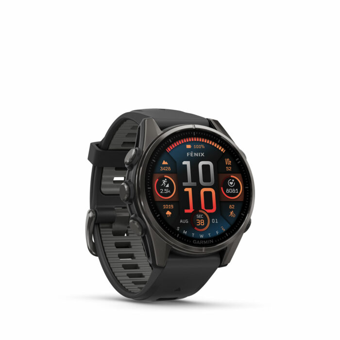 Garmin Fenix 8 43 mm Carbon Grey - Gioielleria Casavola di Noci - smartwatch con GPS e microfono integrato - top gamma