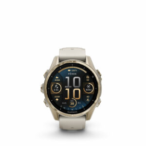 Garmin Fenix 8 43 mm Soft Gold - Gioielleria Casavola di Noci - sportwatch GPS con microfono - adatto a immersioni sportive