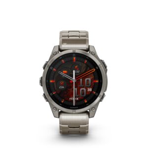 Garmin Fenix 8 47 mm Titanium Sapphire AMOLED - Gioielleria Casavola di Noci - sportwatch GPS per immersioni ricreative realizzato interamente in titanio